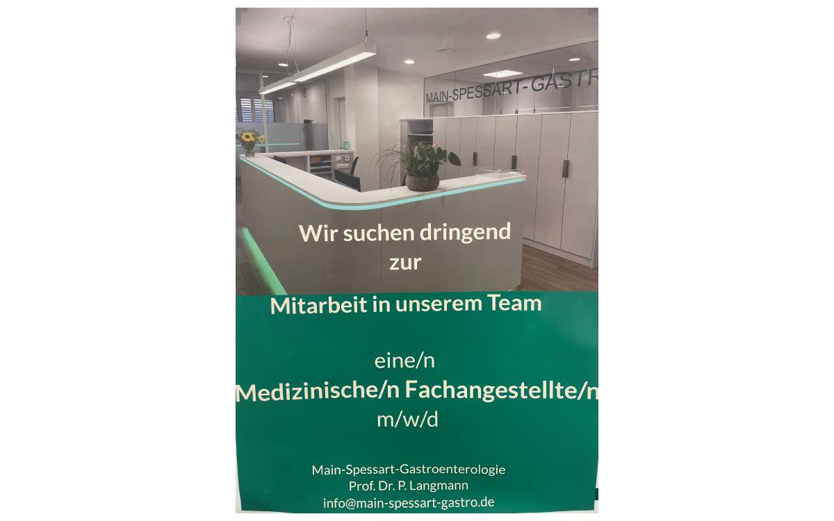 Wir such dringend MFA für unser Team