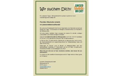 Teilzeit Mitarbeiter in der Metzgerei oder im Laden
