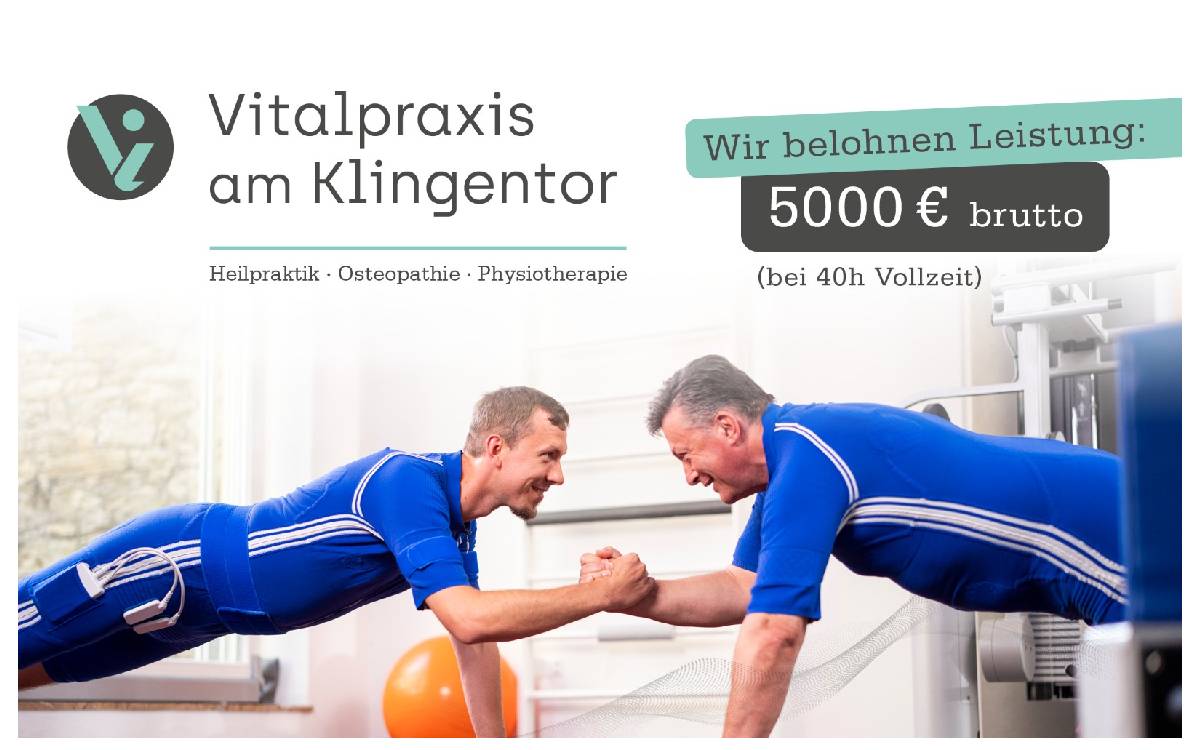 Vitalpraxis am Klingentor Logo Jobs on Air