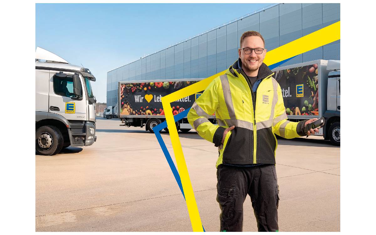 Edeka Berufskraftfahrer Logo Jobs on Air