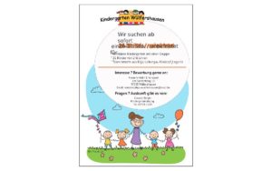 Wir suchen ab sofort einen Erzieher (m/w/d) für 26-30 Std. / unbefristet