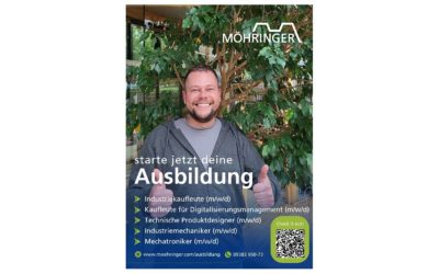 Industriemechaniker für Ausbildungsbeginn 01.09.2026!!